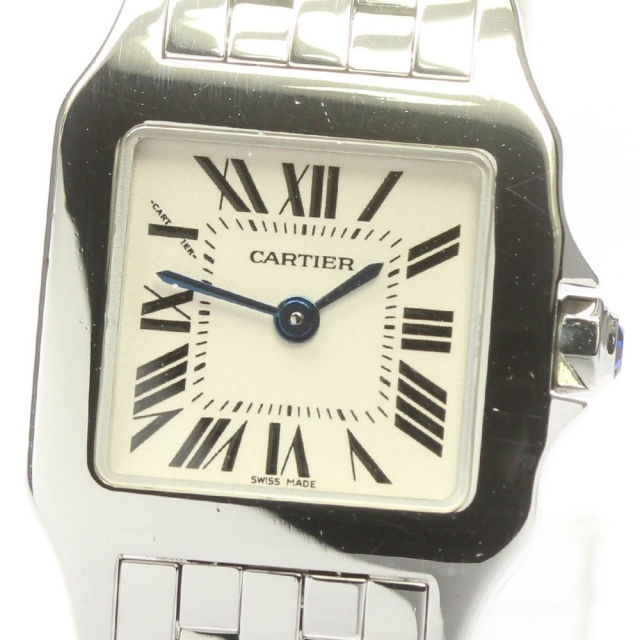  サントスドゥモアゼルSM カルティエ  ☆良品 - Cartier  【中古】 レディース 腕時計 限定版