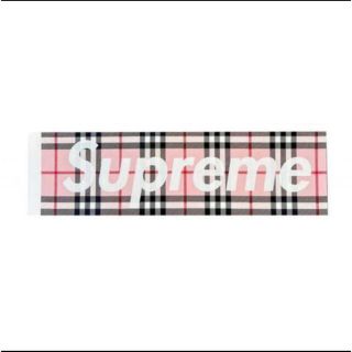 シュプリーム(Supreme)のSupreme ステッカー Burberry box logo シュプ(その他)