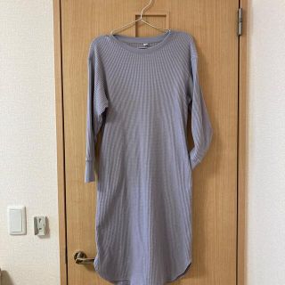 ユニクロ(UNIQLO)のUNIQLO 今期ワッフルワンピース(ひざ丈ワンピース)