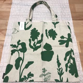 マリメッコ(marimekko)の新品　マリメッコ　Pienet Elokuun Varjot ファブリックバッグ(トートバッグ)