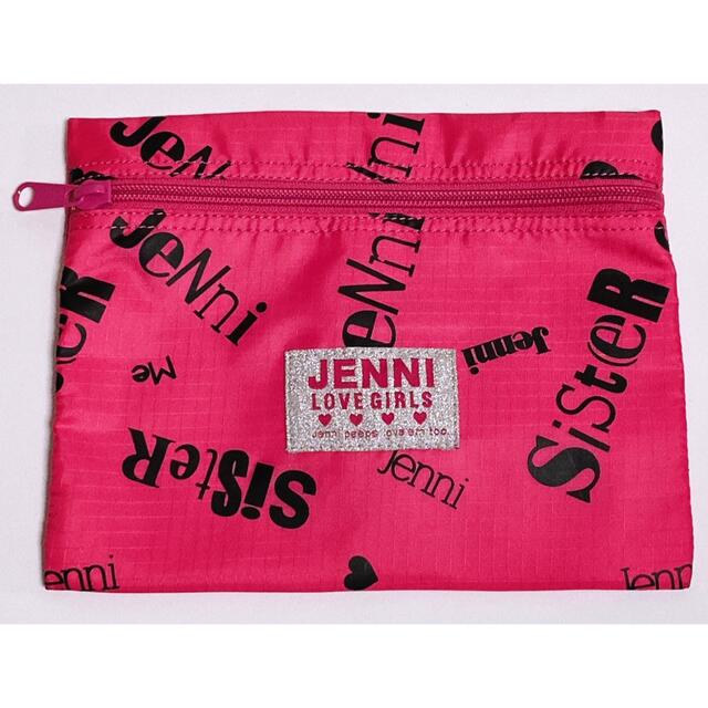 JENNI(ジェニィ)の1回使用 JENNI(ジェニー) ロゴ総柄 ボストンバック&ポーチ付 色ピンク系 レディースのバッグ(ボストンバッグ)の商品写真