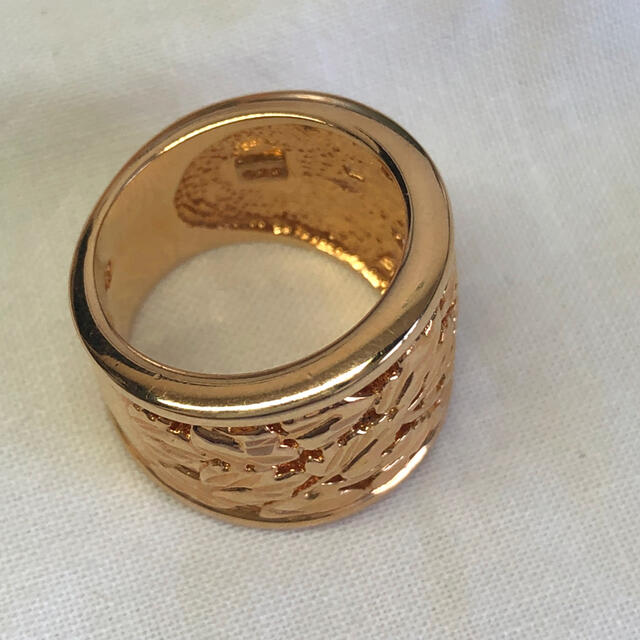 vintage 925 pink-gold wide band ring レディースのアクセサリー(リング(指輪))の商品写真