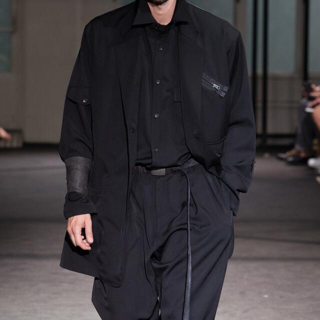 Yohji Yamamoto POURHOMME ギャバジンミリタリーシャツ