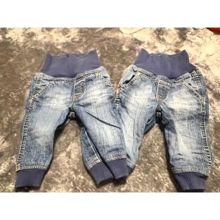 エイチアンドエム(H&M)のデニムパンツ　2枚セット(パンツ)