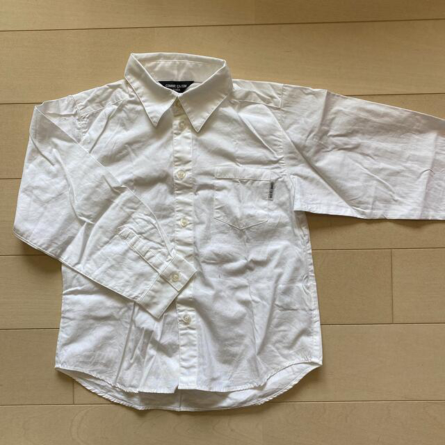 COMME CA ISM(コムサイズム)のCOMME CA ISM 白シャツ 110cm 卒園式にも キッズ/ベビー/マタニティのキッズ服男の子用(90cm~)(ドレス/フォーマル)の商品写真