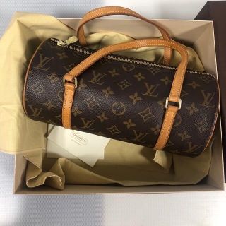 ルイヴィトン(LOUIS VUITTON)の美品　ルイヴィトン   パピヨン　ハンドバッグ　ミニボストンバッグ(ハンドバッグ)