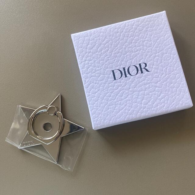 Dior(ディオール)のDIOR ノベルティ　スマホリング スマホ/家電/カメラのスマホアクセサリー(その他)の商品写真