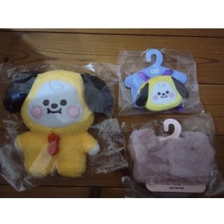 BT21 たっとん  Sサイズ MANG/パーカーピンク/キラキラケース セット