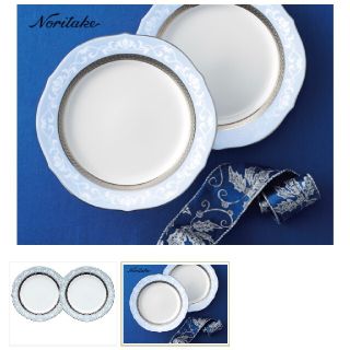 ノリタケ(Noritake)のNoritake ハンプシャープラチナ ２枚セット(食器)