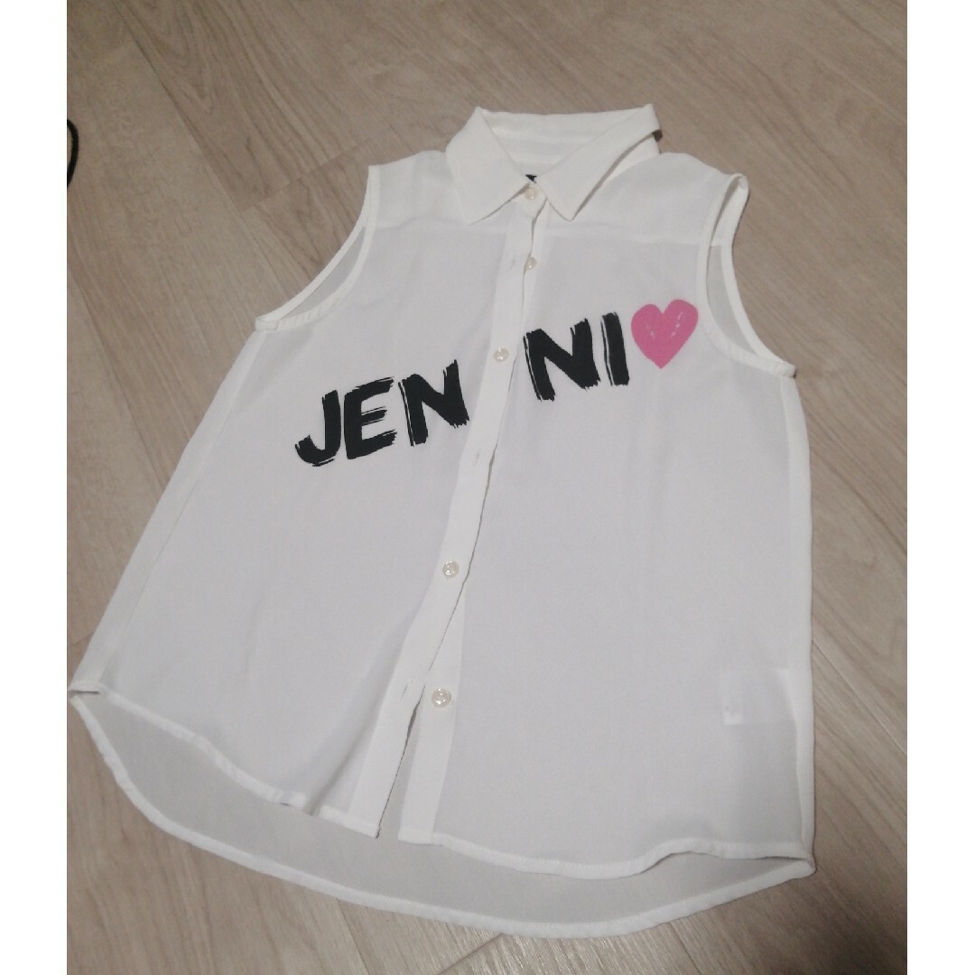 JENNI(ジェニィ)のsistar JENNI 140cm ノースリーブ キッズ/ベビー/マタニティのキッズ服女の子用(90cm~)(Tシャツ/カットソー)の商品写真