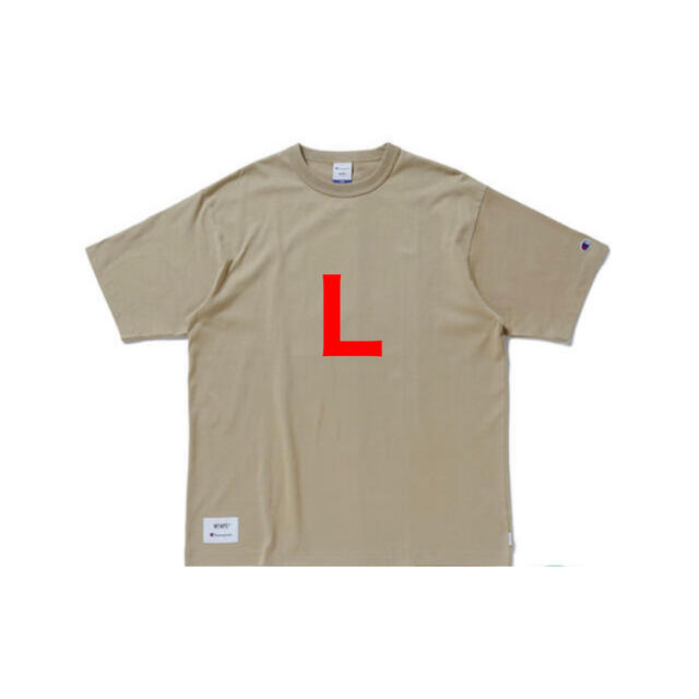 wtaps champion  Tシャツ ベージュ　Lサイズ