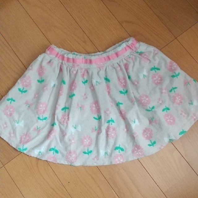 kladskap(クレードスコープ)のナルミヤ クレードスコープ 120 タオル地 スカート キッズ/ベビー/マタニティのキッズ服女の子用(90cm~)(スカート)の商品写真