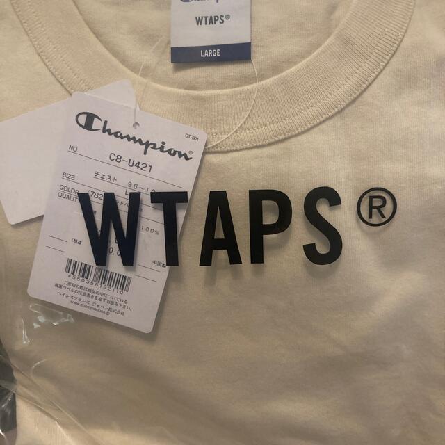 wtaps champion ロンT サンドベージュ Lサイズ