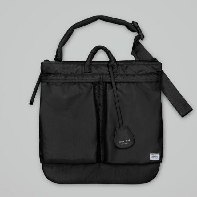 HELMET BAG (LARGE) PORTER × HYKE black