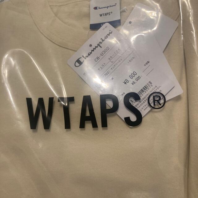 wtaps champion Tシャツ　サンドベージュ　Lサイズ 1