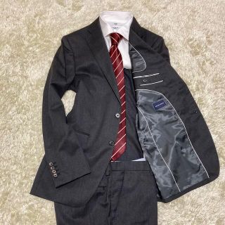 スーツカンパニー(THE SUIT COMPANY)の美品✨スーツカンパニー セットアップ スーツ 2B ウール 背抜き 春夏 グレー(セットアップ)