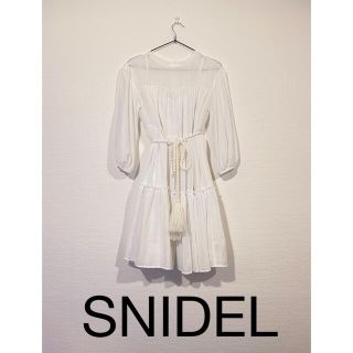 スナイデル(SNIDEL)のSNIDEL ミニワンピース(ミニワンピース)