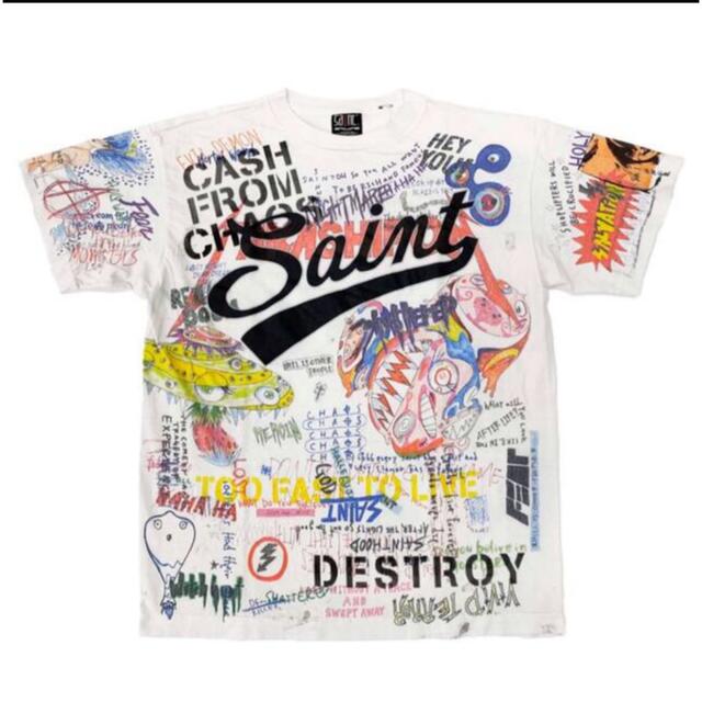 【定価以下】SAINT Mxxxxxx SAINT MICHAEL 村上隆Tシャツ/カットソー(半袖/袖なし)