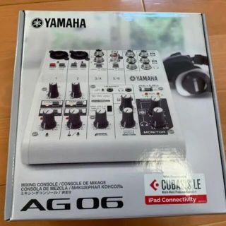 ヤマハ(ヤマハ)の【極美品マイクセット】YAMAHA AG06 オーディオインターフェースミキサー(オーディオインターフェイス)