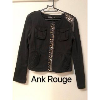 アンクルージュ(Ank Rouge)のAnk Rouge ジャケット レディース ノーカラージャケット(ノーカラージャケット)