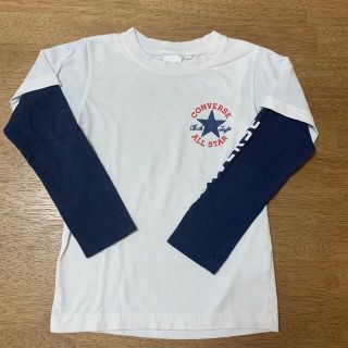 コンバース(CONVERSE)の重ね着風ロンT converse 130 男児(Tシャツ/カットソー)