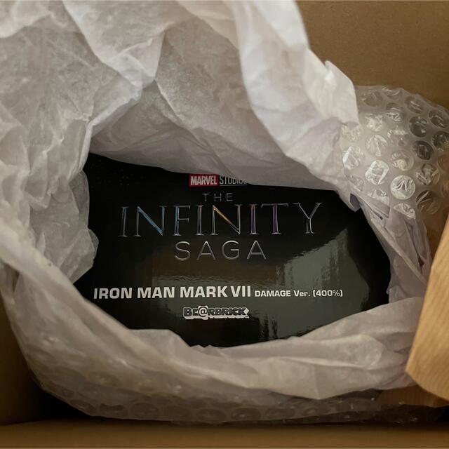 MEDICOM TOY(メディコムトイ)のBE@RBRICK IRON MAN MARK VII DAMAGE Ver.  エンタメ/ホビーのフィギュア(その他)の商品写真