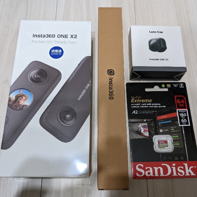 新品未開封！Insta360 ONE X2　本体＋3点セット