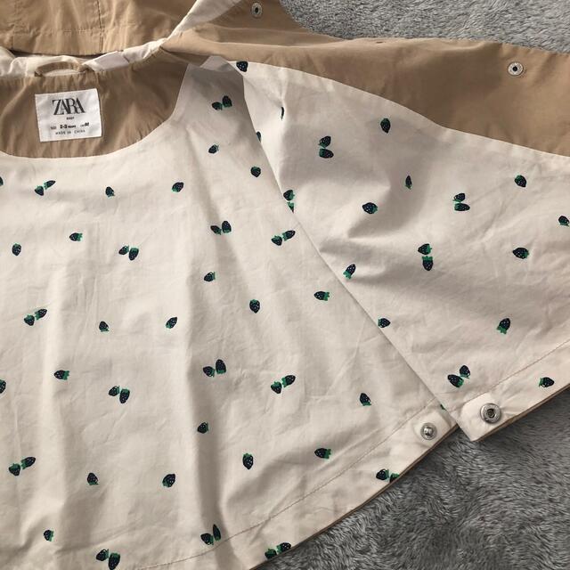 ZARA KIDS(ザラキッズ)の春服 アウター ポンチョ zara ベビー 2-3y キッズ/ベビー/マタニティのキッズ服女の子用(90cm~)(ジャケット/上着)の商品写真