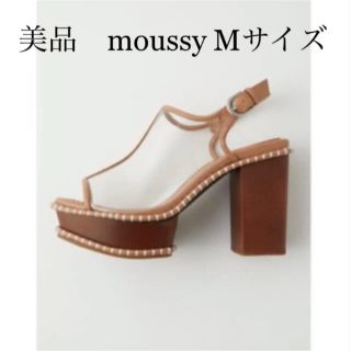 割引一掃品未使用 MOUSSY WOODEN SOLE SABOT サンダル