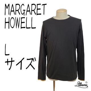 マーガレットハウエル(MARGARET HOWELL)のマーガレット ハウエル L ロンT ブラウン系 MARGARET HOWELL(Tシャツ/カットソー(七分/長袖))