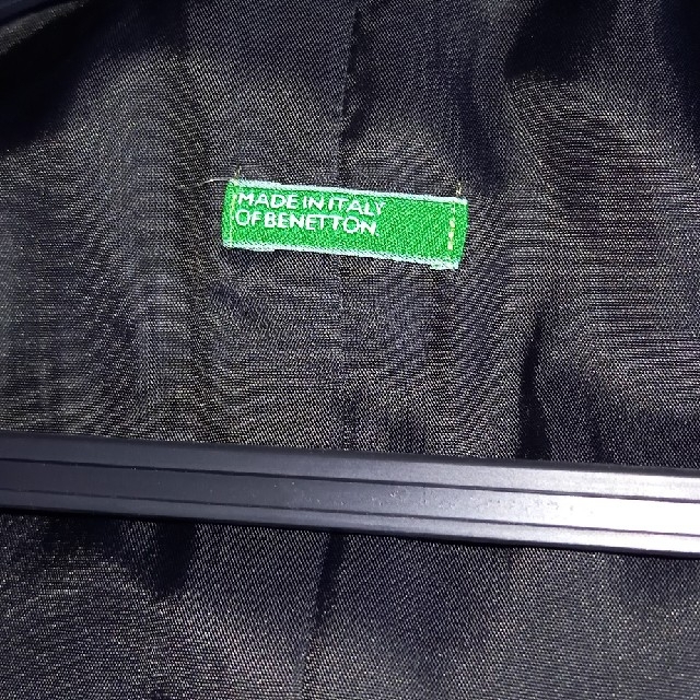 BENETTON(ベネトン)のBENETTON黒ジャケット レディースのフォーマル/ドレス(スーツ)の商品写真