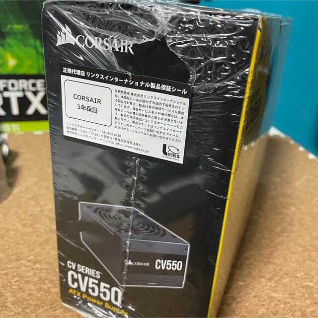 新品未使用　CORSAIR コルセア 電源ユニット 550 BRONZE 1