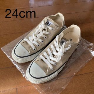 コンバース(CONVERSE)のコンバース　スニーカー　ベージュ(スニーカー)