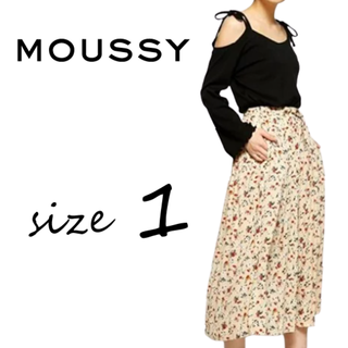 マウジー(moussy)の【新品未使用】定価8,778円 マウジーMOUSSY フラワー ロング スカート(ロングスカート)