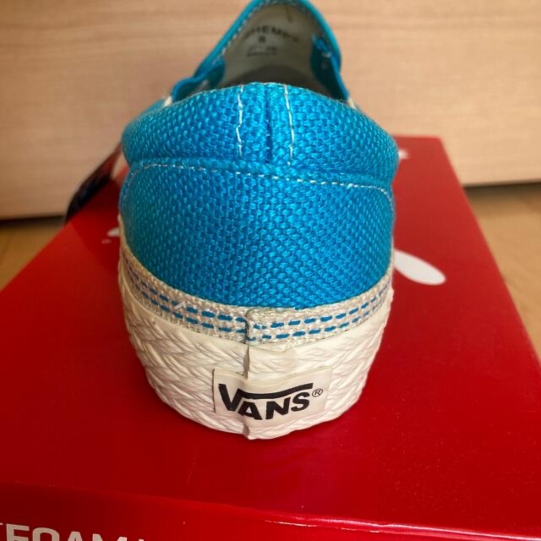 VANS(ヴァンズ)のVANS slip on スリッポン　ターコイズブルー　US8  メンズの靴/シューズ(スニーカー)の商品写真