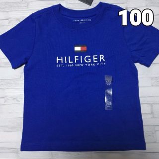 トミーヒルフィガー(TOMMY HILFIGER)の120TOMMY　HILFIGER 　トミーヒルフィガー　Tシャツ新品タグ付　青(Tシャツ/カットソー)