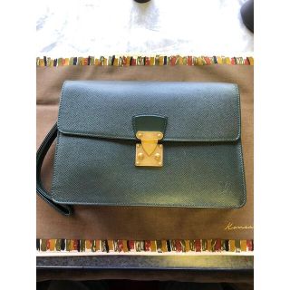 ヴィトン(LOUIS VUITTON) エピ メンズバッグ(グリーン・カーキ/緑色系