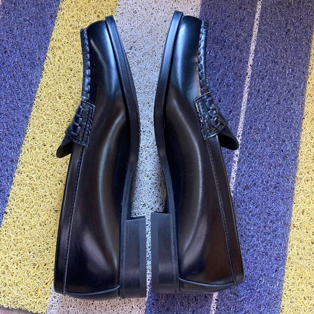 HARUTA(ハルタ)の1118様　専用　ローファー　黒　24.5cm  2E レディースの靴/シューズ(ローファー/革靴)の商品写真