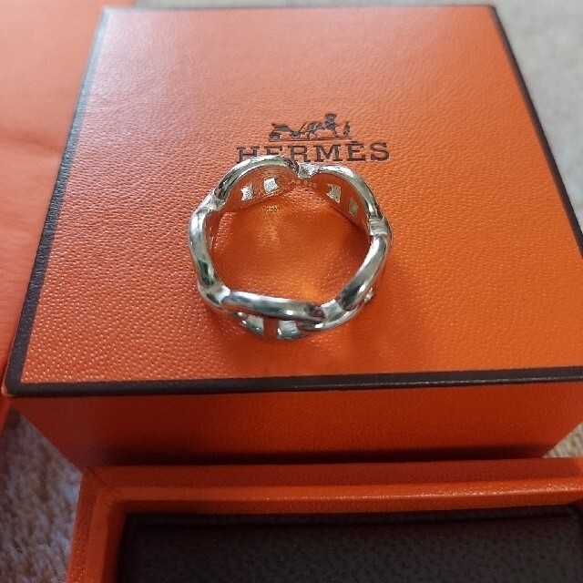 Hermes(エルメス)のHERMESリング　シェーヌダングルアンシェネ　55号 レディースのアクセサリー(リング(指輪))の商品写真