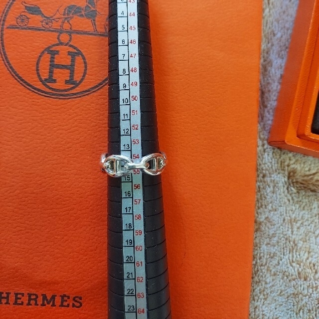 Hermes(エルメス)のHERMESリング　シェーヌダングルアンシェネ　55号 レディースのアクセサリー(リング(指輪))の商品写真