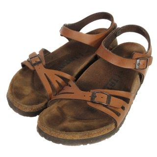 ビルケンシュトック(BIRKENSTOCK)のビルケンシュトックTATAMI サンダル ストラップ 37 茶 BM969033(サンダル)