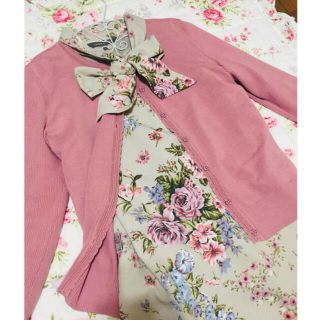 ローラアシュレイ(LAURA ASHLEY)のローラアシュレイ　花柄　ワンピース(ひざ丈ワンピース)