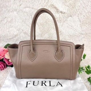 フルラ(Furla)の✨人気✨フルラ　FURLA カレッジトート　ブラウン　グレージュ　トートバッグ(トートバッグ)