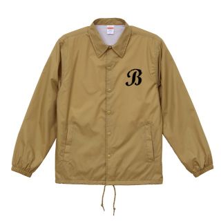 ☆新品☆ Bロゴ COACH jacket コーチジャケット コヨーテ(ナイロンジャケット)