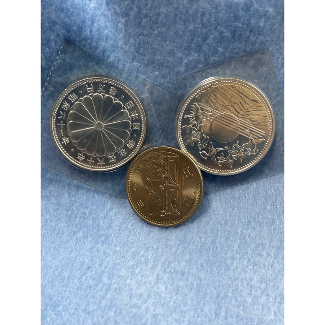 350mm品位昭和天皇御在位60年記念1万円銀貨×2 50年記念100円