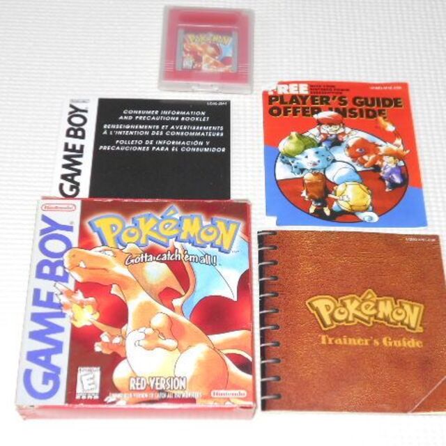 GB★POKEMON RED VERSION 海外版　端子清掃携帯用ゲームソフト