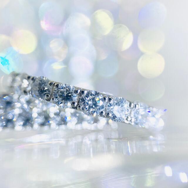 数量は多い ☆SALE☆高品質ダイヤモンド 1カラット プラチナ製 ハーフ