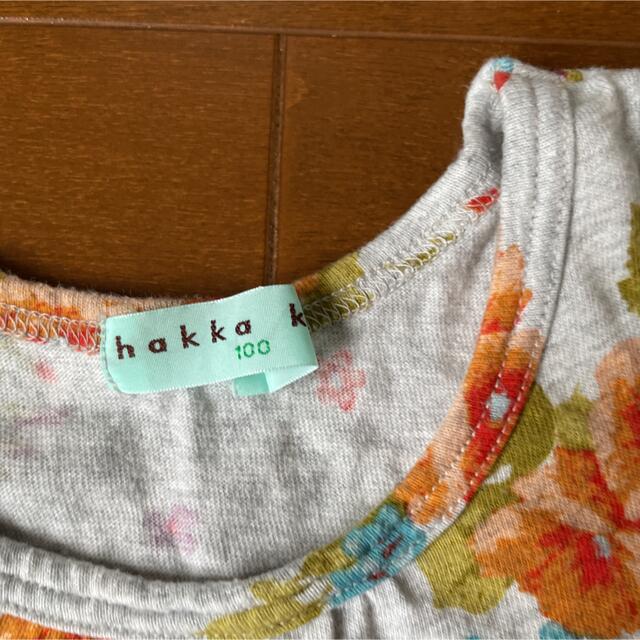 hakka kids(ハッカキッズ)のハッカキッズ　花柄タンクトップ キッズ/ベビー/マタニティのキッズ服女の子用(90cm~)(Tシャツ/カットソー)の商品写真