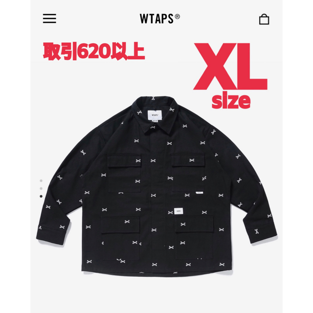 WTAPS 22SS JUNGLE 01 LS SHIRT BLACK XL