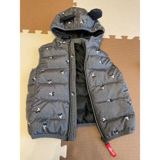 エイチアンドエイチ(H&H)のH&M ダウンベスト ミッキー柄 12-18M(ジャケット/コート)